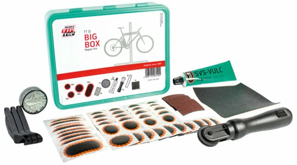 Tip Top Nécessaire Pour Réparer Les Chambres à Air TT15 BIG BOX 1 Tip Top Nécessaire Pour Réparer Les Chambres à Air TT15 BIG BOX